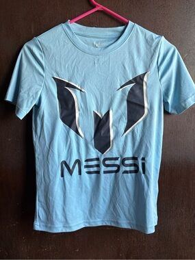 Messi Kids' Short Sleeve Tee in Light Blue